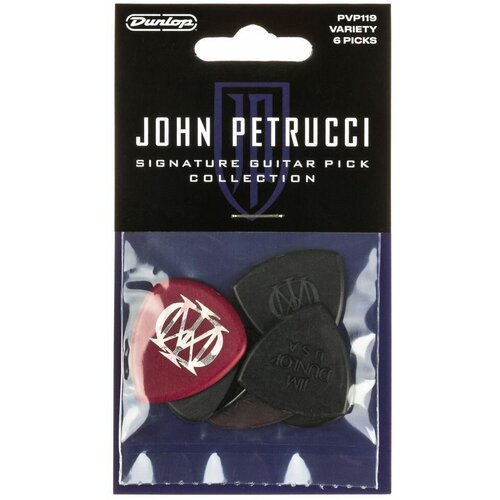 Набор медиаторов, 6 шт. Dunlop Variety John Petrucci PVP119 6Pack