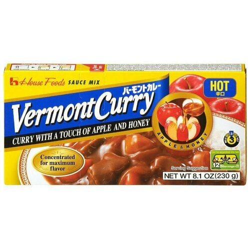 Соус овощной Карри острый Vermont Curry (12 порций)