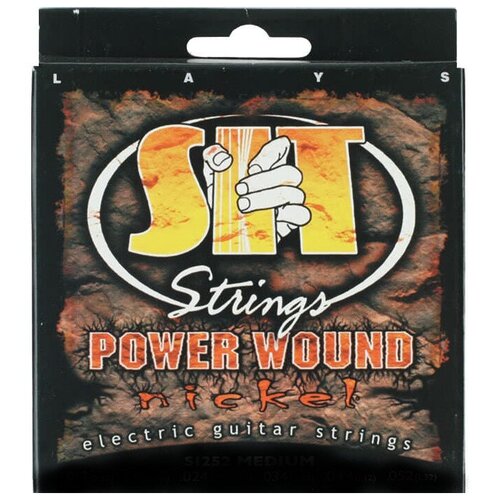 SIT S71058 POWER WOUND Medium струны для электрогитары (10-13-17-26w-36-46-58) 7 шт. среднего натяжения