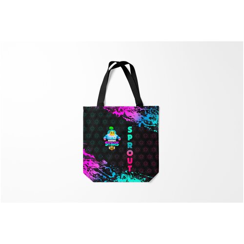 фото Сумка-шоппер / 40х40 см / геймерам / brawl stars sprout 25 burnettie