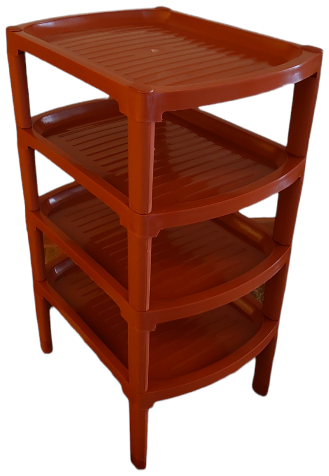 фото Этажерка пластиковая, для растений, для обуви, 4 полки Атланта-1