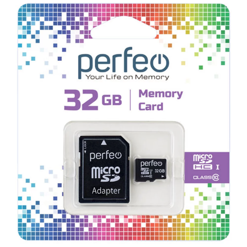 Perfeo Карта памяти Perfeo microSD 32GB High-Capacity (Class 10) perfeo карта памяти perfeo microsd 32gb high capacity class 10