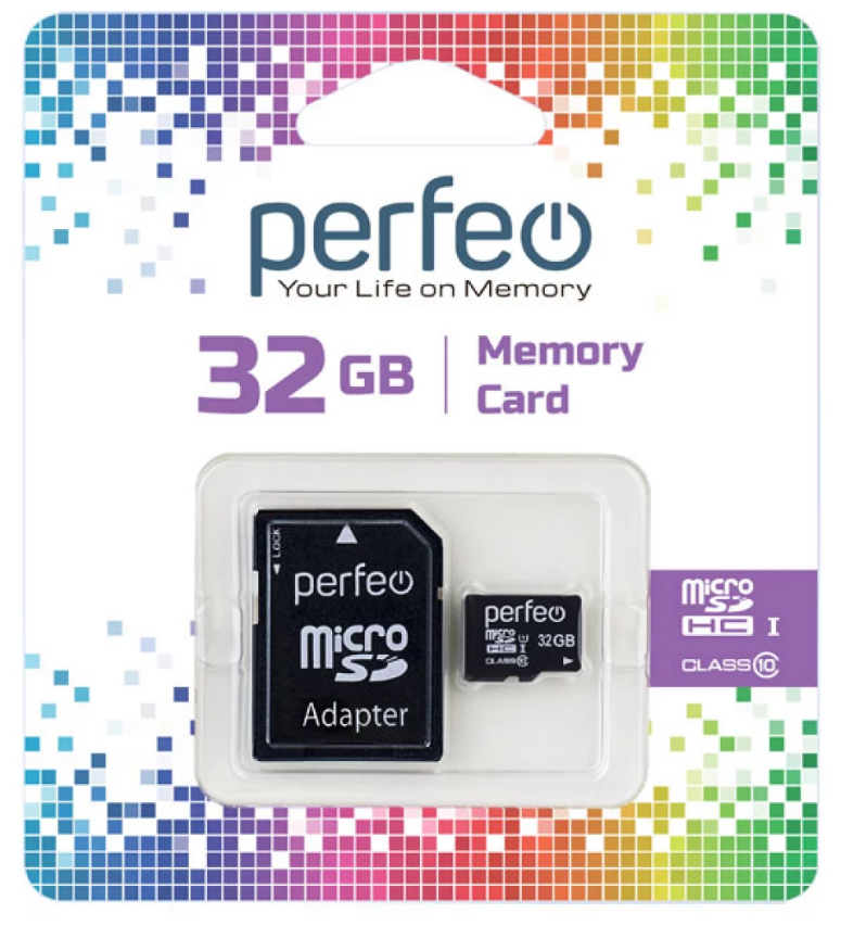 Perfeo Карта памяти Perfeo microSD 32GB High-Capacity (Class 10)