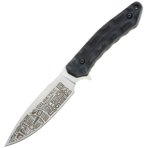 Нож Kizlyar Supreme Aztec D2 SW (Stonewash, G10, кожаный чехол)