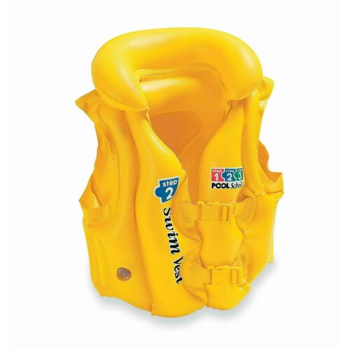 фото Жилет надувной делюкс пул скул(3-6лет) - intex [int58660eu]