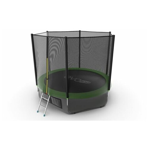 Батут с внешней сеткой Evo Jump External 10ft (Green) + нижняя сеть