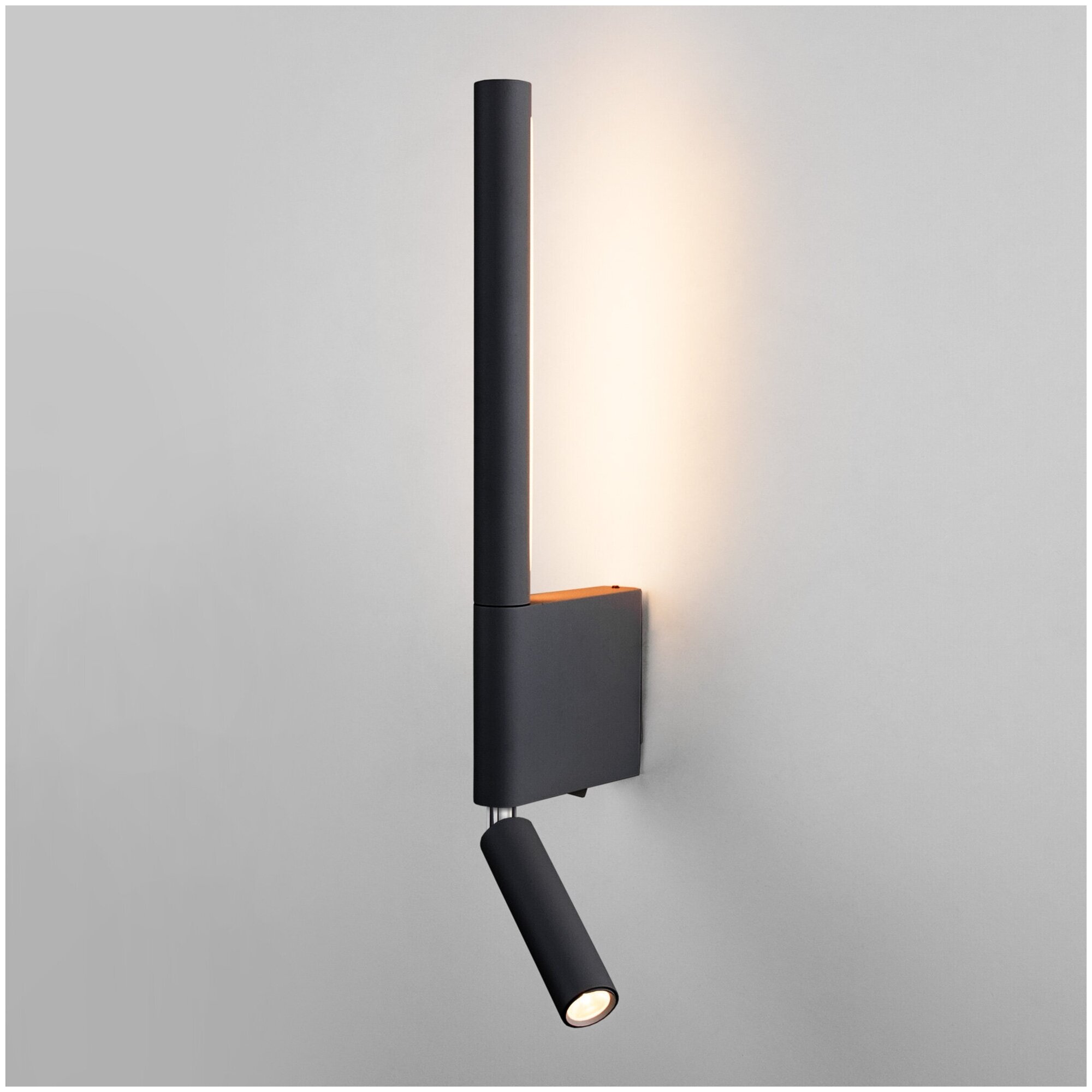 Настенный светодиодный светильник Elektrostandard Sarca LED 40111/LED, 3300К(теплый белый свет), цвет черный