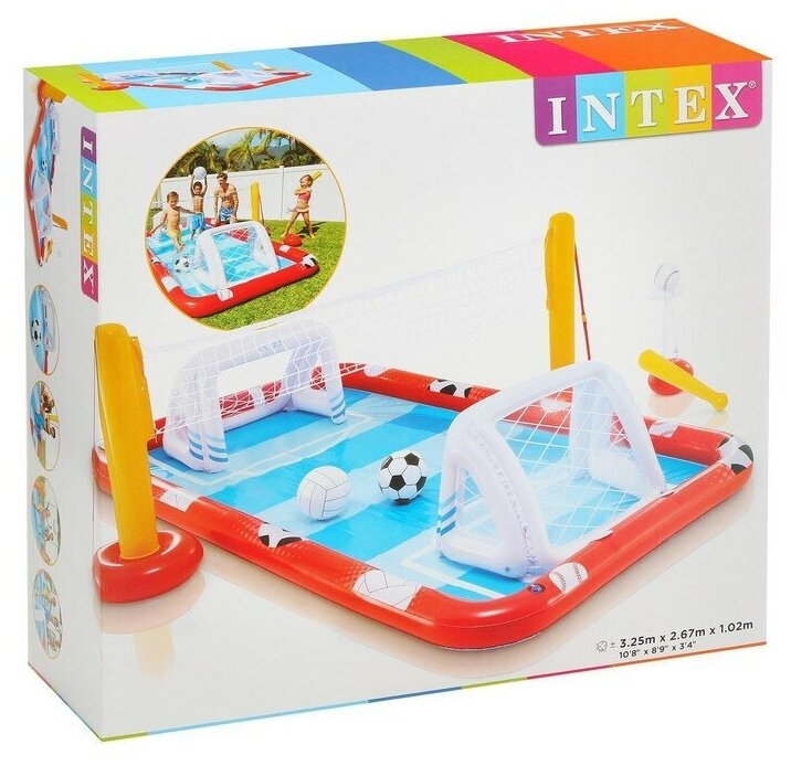 Игровой центр "Активный спорт" Intex (57147) 325х267х102см - фотография № 4