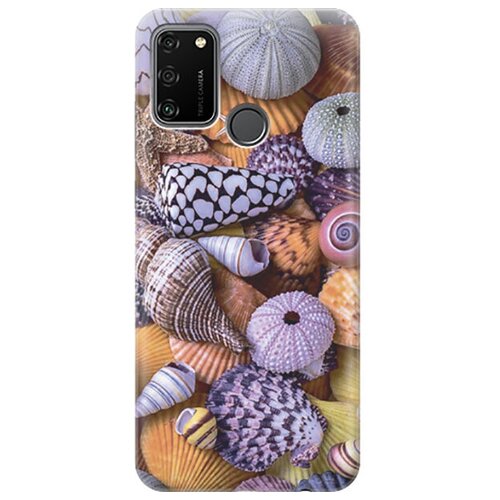 фото Re:pa чехол - накладка artcolor для honor 9a с принтом "разноцветные ракушки"