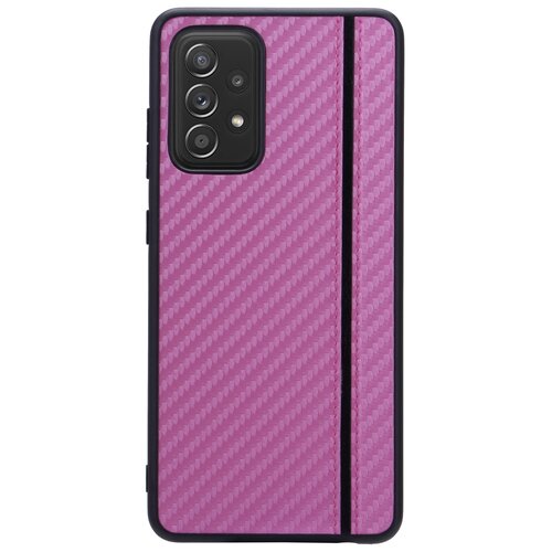 Чехол G-Case Carbon для Samsung Galaxy A52 SM-A525F, розовый