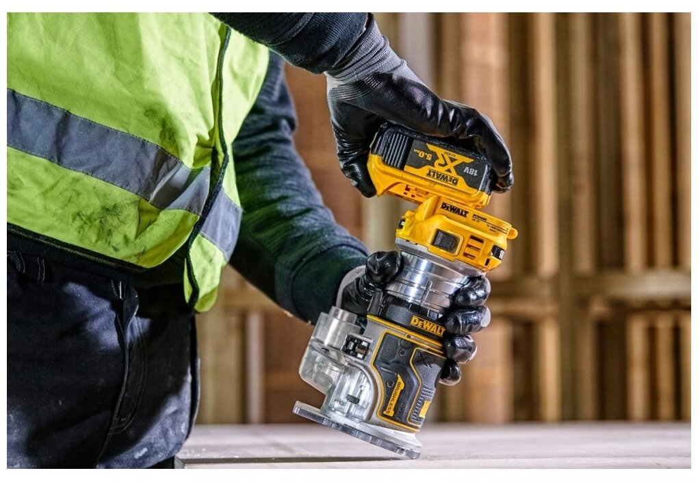 Фрезер аккумуляторный DeWALT Dcw600n-xj . - фотография № 5