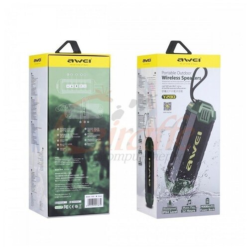 Портативная беспроводная Bluetooth колонка Awei Y280 красная 424400₽