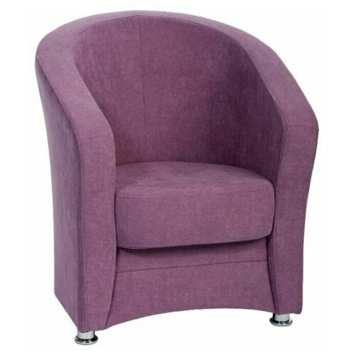 фото Кресло альба круглое, микрошенилл, сиреневый, delicatex