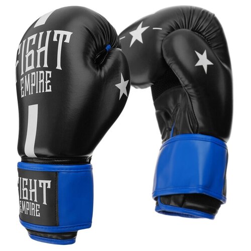 Перчатки боксерские, соревновательные, 14 унций, цвет черно-синий