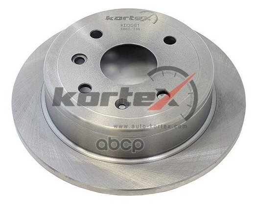 Тормозной диск Kortex для Chevrolet Lacetti зад.(d-258mm) OEM 92163000, 96549630, DF7381, KD0081