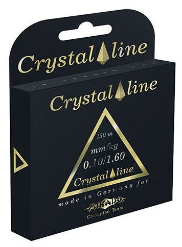 Леска мононить Mikado CRYSTAL LINE 0,10 (30 м) - 1.60 кг.