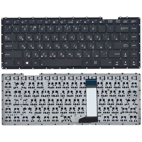 Клавиатура для ноутбука Asus X451 X451CA черная клавиатура для ноутбука asus x451 a450 d451 f450 x452 x453 series плоский enter черная без рамки pn aexjbu00110