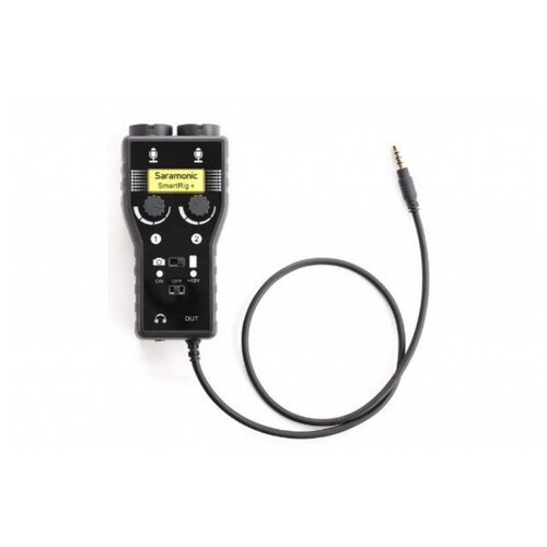 Адаптер Saramonic SmartRig + для микрофона с выходом 3,5 мм (2 входа XLR, 2 входа 1/4