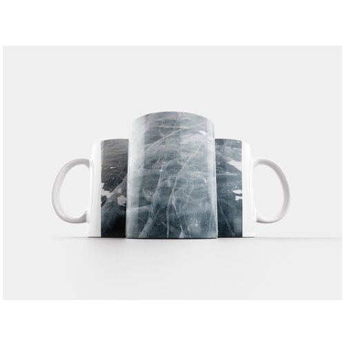 фото Кружка "поле, зима, древесина" 320 мл lotsprints