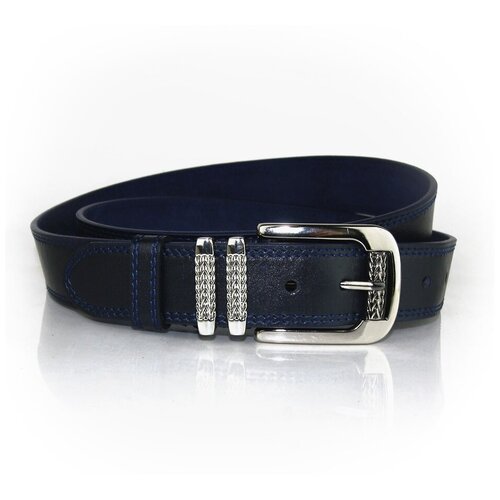 фото Ремень wild bear rm-024m dark-blue (130 см)