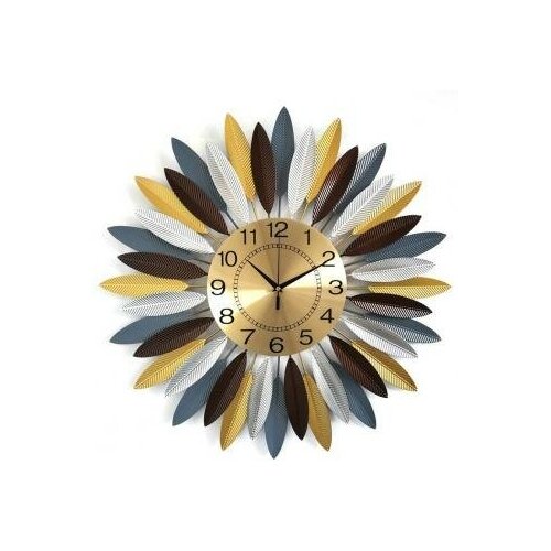 Часы настенные/бесшумные/большие/металлические/дизайнерские для гостиной, офиса