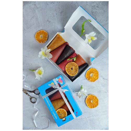 Для учителя / подарочный набор / фруктовая пастила без сахара / фруктовые чипсы / пп сладости / подарочный набор для женщин / к чаю сладости / подарочный набор на день рождения