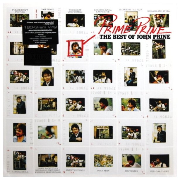 Виниловая пластинка John Prine - Prime Prine: The Best of John Prine (Rocktober 2020 / Limited 180 Gram Black Vinyl)