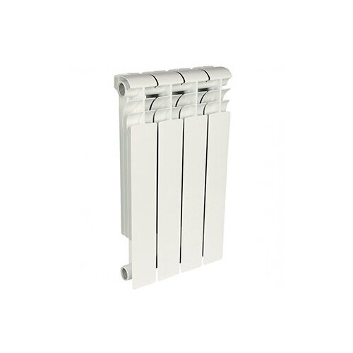 Биметаллический радиатор Rommer Plus BM 200 - 12 секций, цвет белый, подключение боковое козырек акустический db r алюминий белый ral 9016