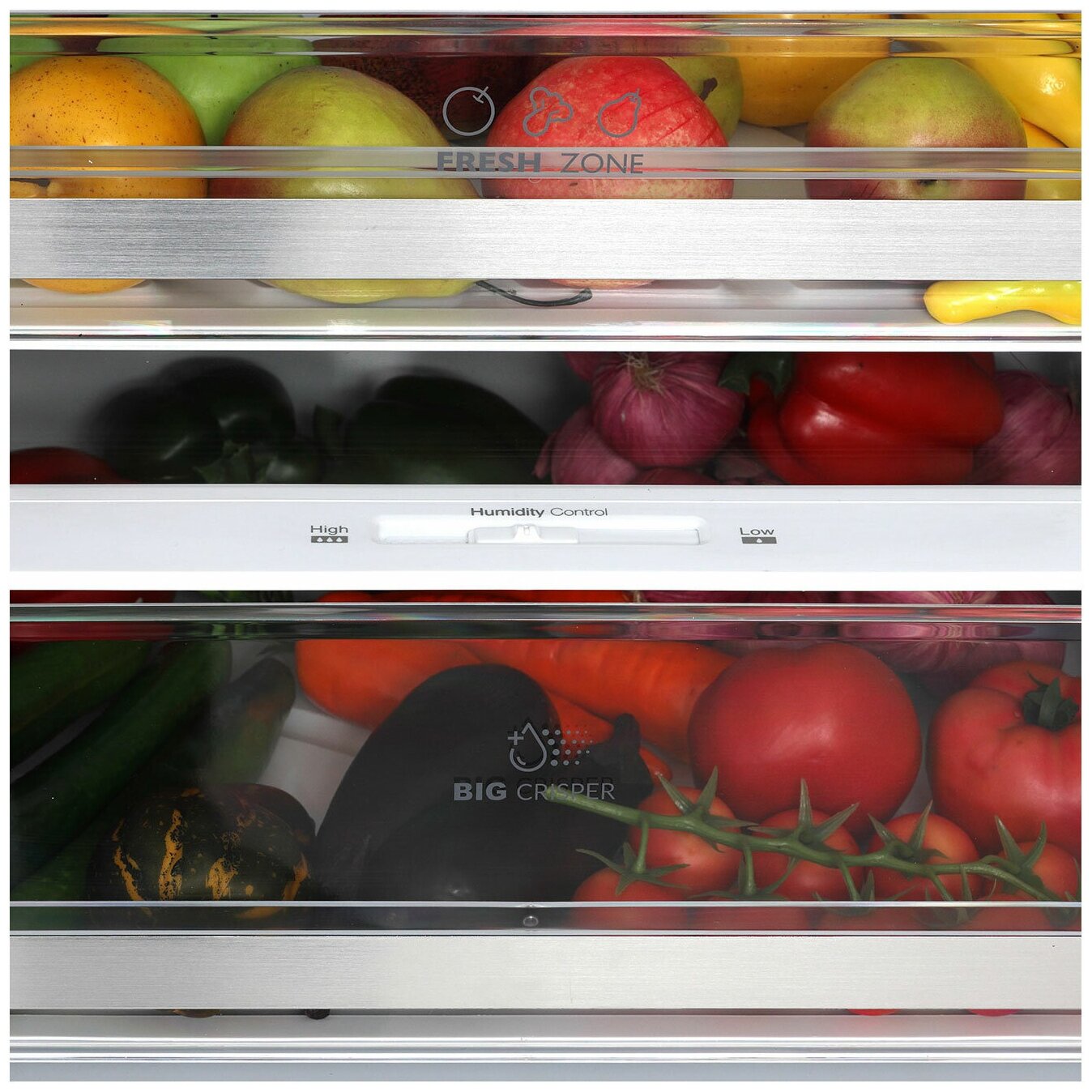 Двухкамерный холодильник Hiberg - фото №15