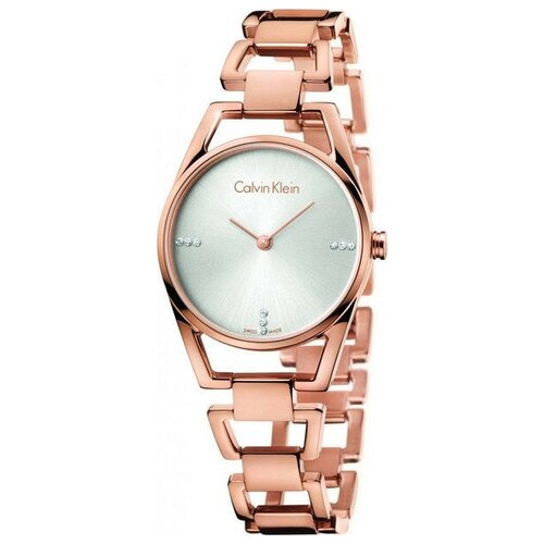 Наручные часы CALVIN KLEIN, розовый, белый fashion dainty zircon women