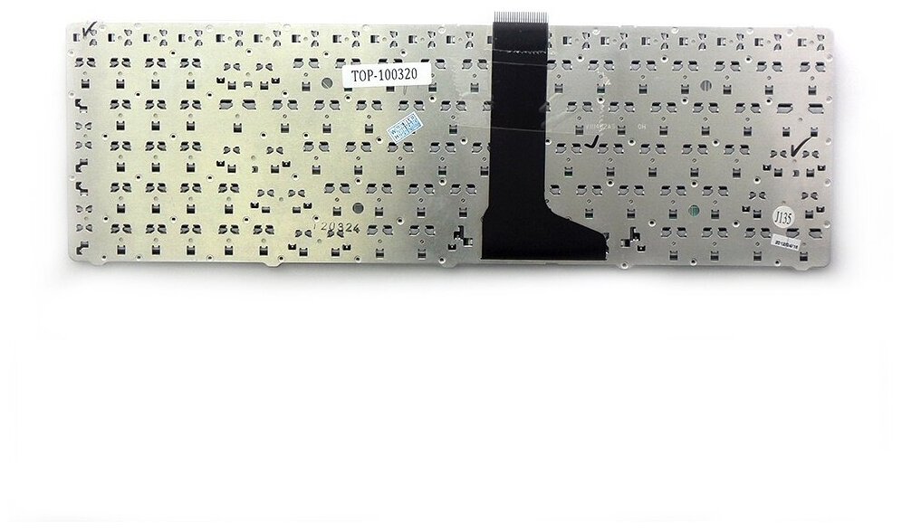 Клавиатура для ноутбука Asus U52 U53 U53F U53J U56 Series Плоский Enter Черная без рамки PN V111462DS1