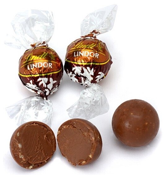 Набор конфет Lindt Lindor корнет с фундуком, 200 г - фотография № 3