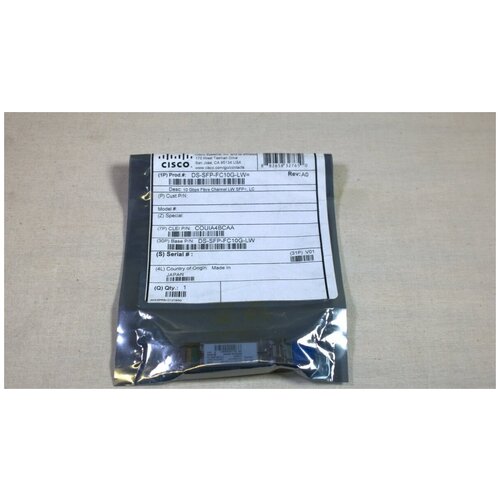 Модуль CISCO DS-SFP-FC10G-LW блок питания cisco ds c24 300ac 300w mds