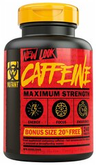 Предтренировочные комплексы для спортсменов Mutant Core Series Caffeine 240tabs