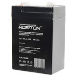 Robiton Аккумуляторная батарея Robiton VRLA 6В 3,5Aч (VRLA6-4.5-S) - изображение