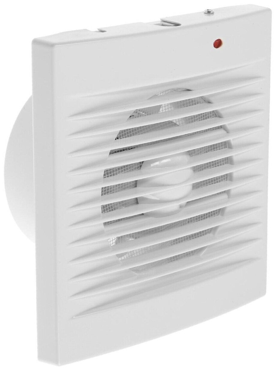 Вентилятор осевой ZEIN, москитная сетка, d 100 мм, 220 В, 15 Вт, белый - фотография № 2