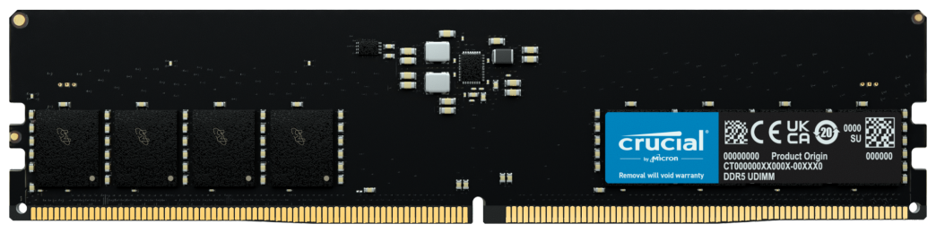 Оперативная память Crucial 32 ГБ DDR5 4800 МГц DIMM CL40 CT32G48C40U5