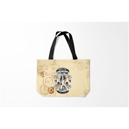 фото Сумка-шоппер / 46х35 см / популярные иллюстрации / стимпанк style burnettie