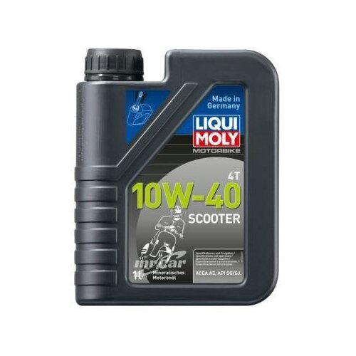 фото Liqui moly 1618 масло моторное мотоциклетное минеральное motorbike 4t scooter 10w40 1л