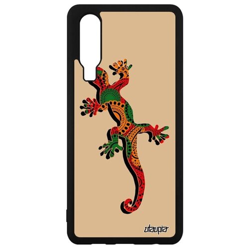 фото Новый чехол на смартфон // huawei p30 // "саламандра" талисман дизайн, utaupia, цветной