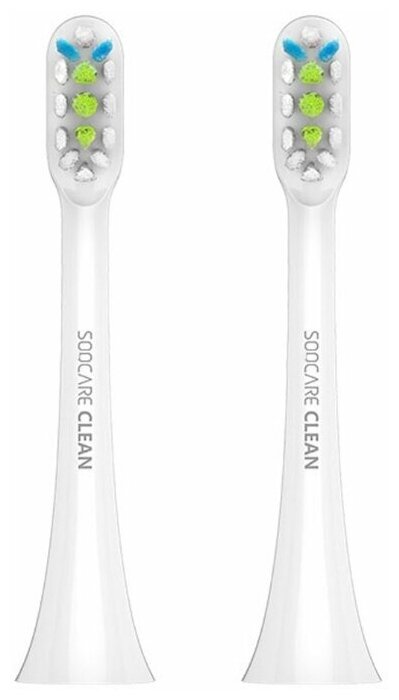 Насадка для зубной щетки Soocas Sonic Electric Toothbrush 2шт, Белый, BH01-P, D3/X1/X3/X3U/X5/V1/X3 PRO - фотография № 12