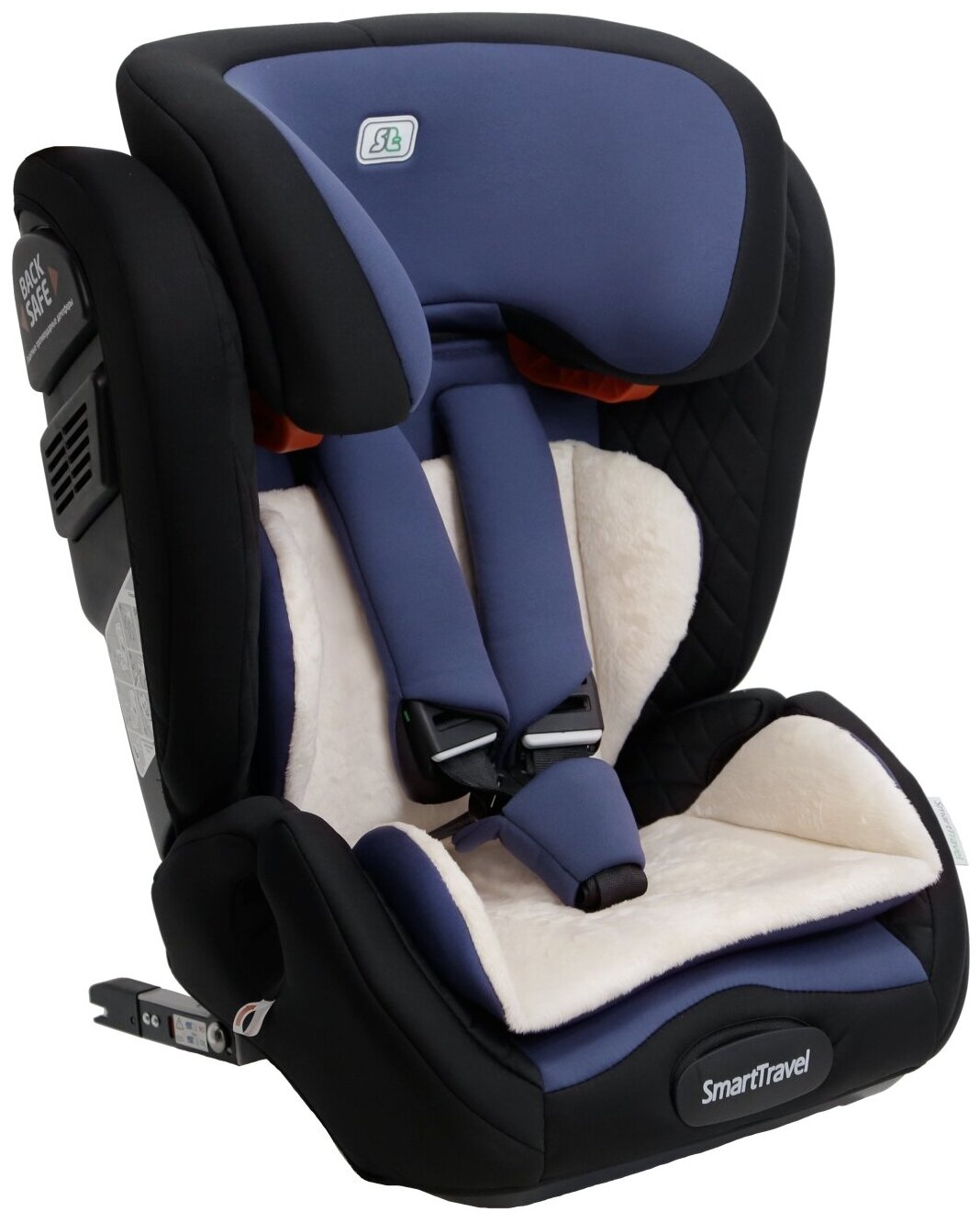 Детское автокресло SMART TRAVEL «Magnate ISOFIX» blue, 1/2/3, 1-12 лет, 9-36 кг