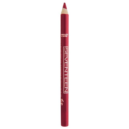 SEVEN7EEN Карандаш для губ Supersmooth Waterproof Lipliner, 14 Pure Red seven7een карандаш для губ supersmooth waterproof lipliner 20 diva plum