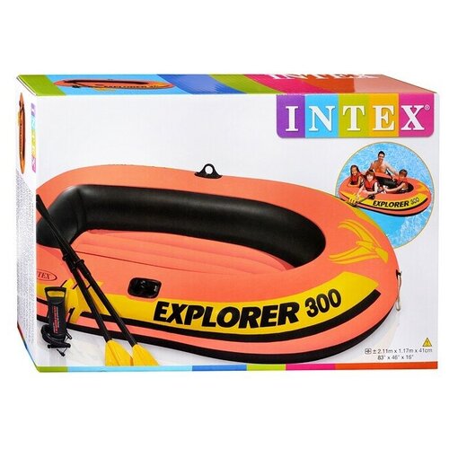 фото Лодка "explorer pro 300" (211*117*41см.) intex