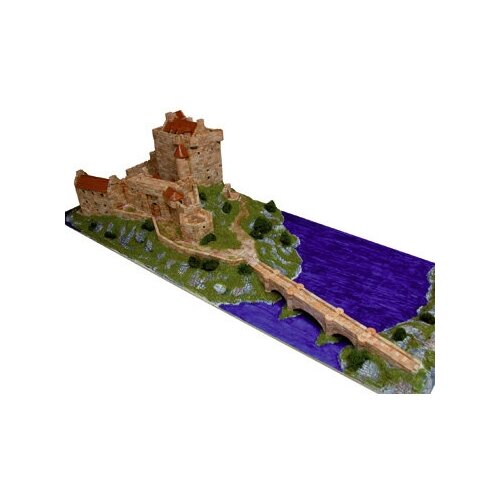 фото Сборная модель из керамики aedes ars (испания), замок eilean donan, масштаб 1:135, ads1011