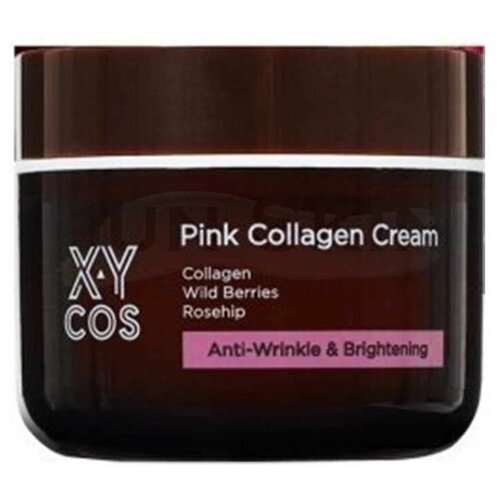 Увлажняющий крем для лица с коллагеном XYCos Pink Collagen Cream, 50 мл сыворотка для лица с коллагеном xycos pink collagen serum 50 мл