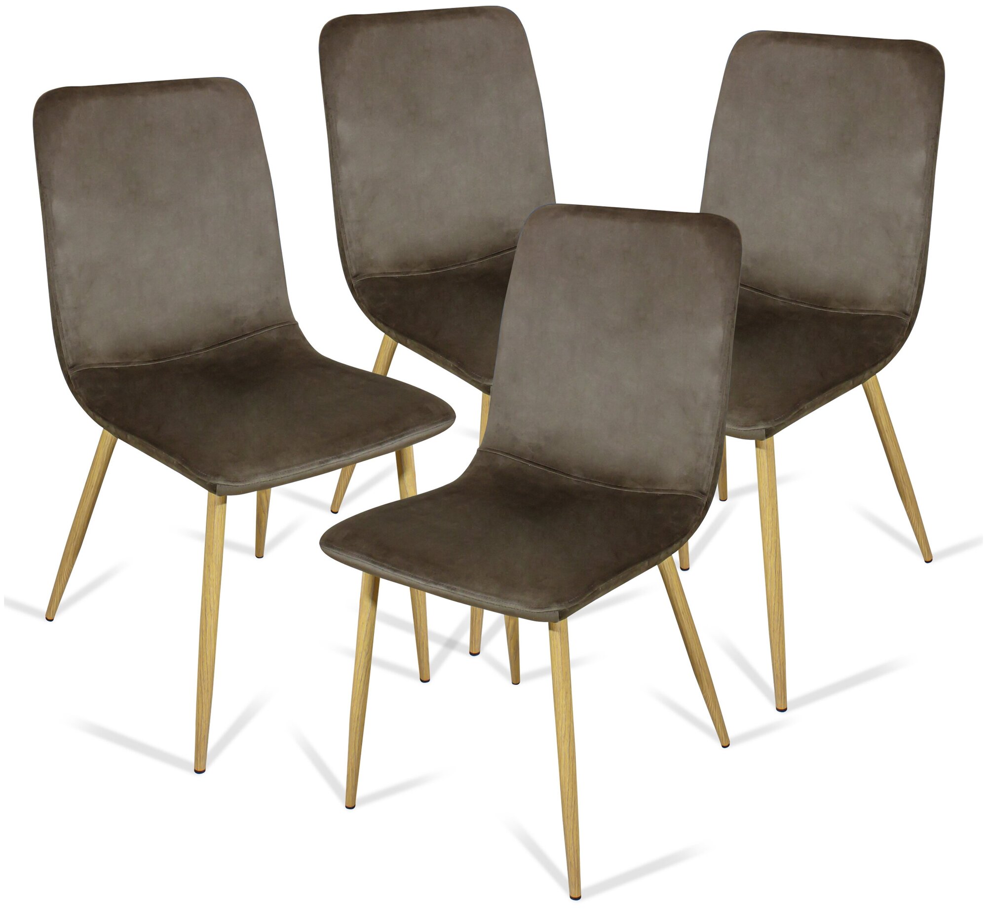 Комплект стульев для кухни Япет, цвет Brown, НД, 4 шт