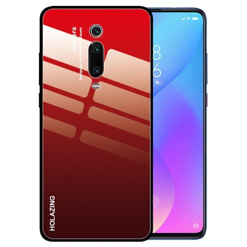 Чехол-бампер MyPads для Redmi K30 Pro/Xiaomi Poco F2 Pro/ Xiaomi Redmi K30 Pro Zoom 8/256GB стеклянный из закаленного стекла с эффектом градиент . re pa накладка transparent для xiaomi poco f2 pro redmi k30 pro с принтом бело фиолетовые краски