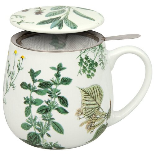 фото Кружка заварочная мой любимый чай с травами объем: 420 мл konitz
