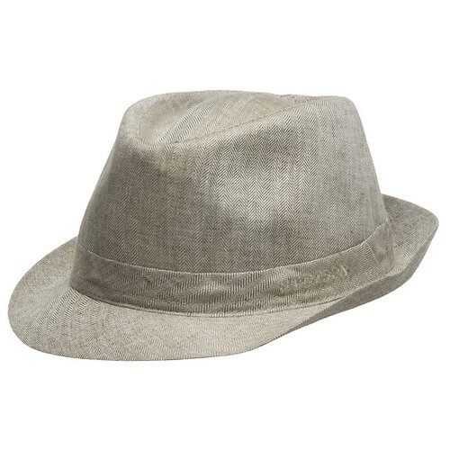 фото Шляпа stetson арт. 1113501 trilby linen (бежевый), размер 59